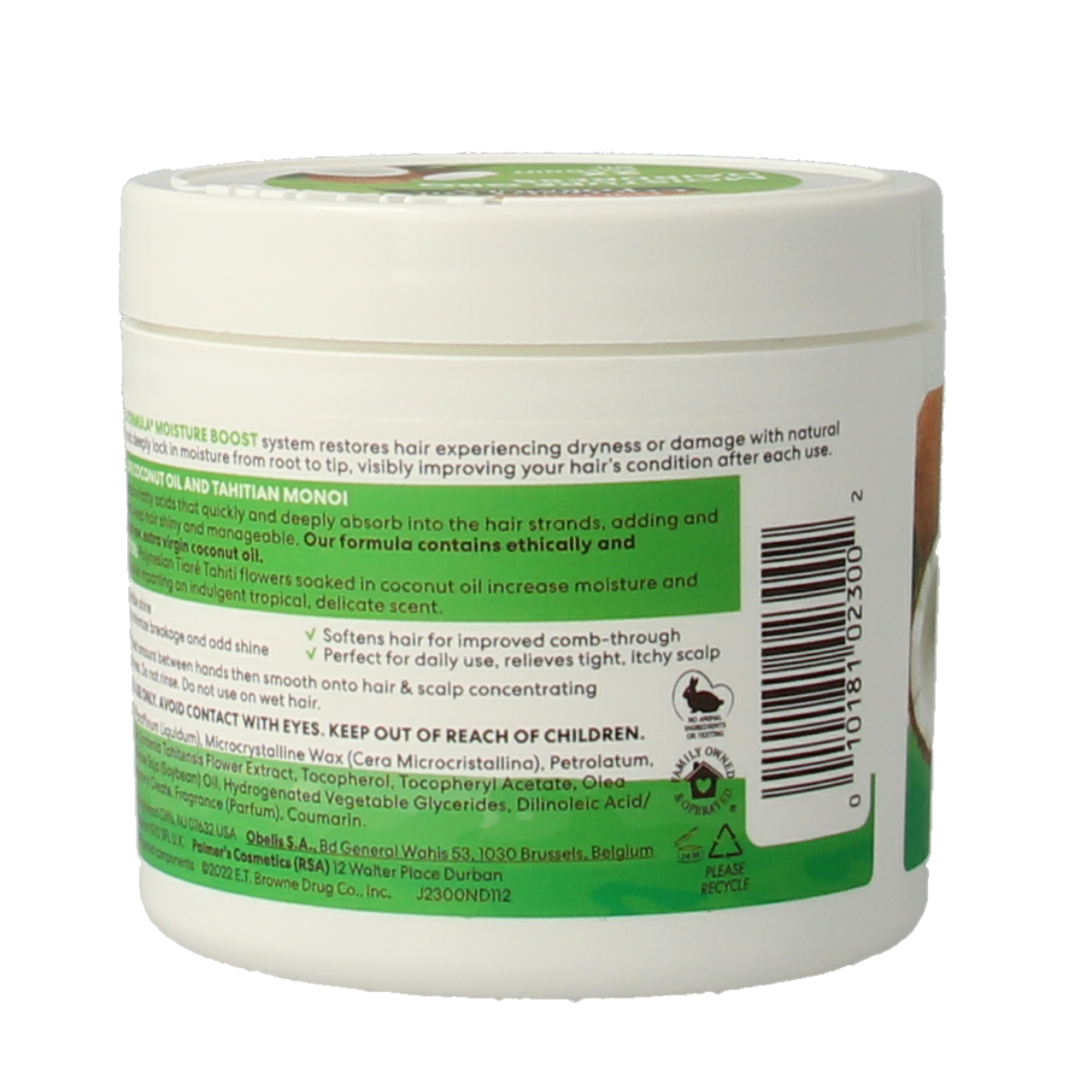 Palmers Coconut oil formula moisture boost pot 150 gram