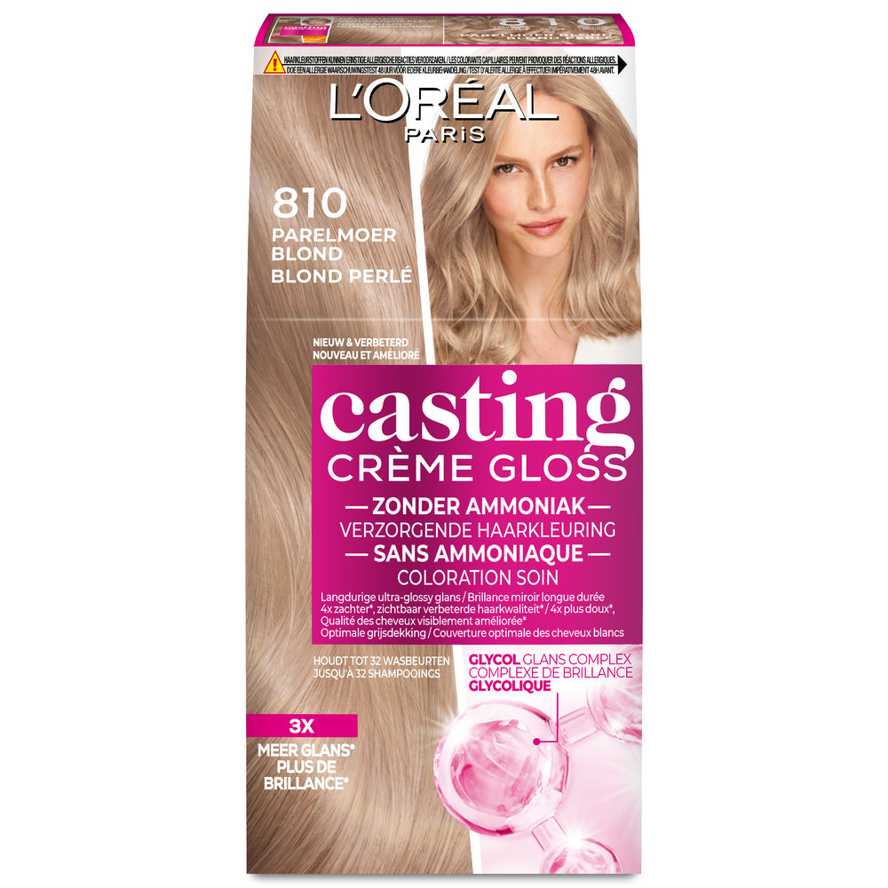 L'Oréal Paris Casting Creme Gloss 810 Parelmoer Blond - Loreal