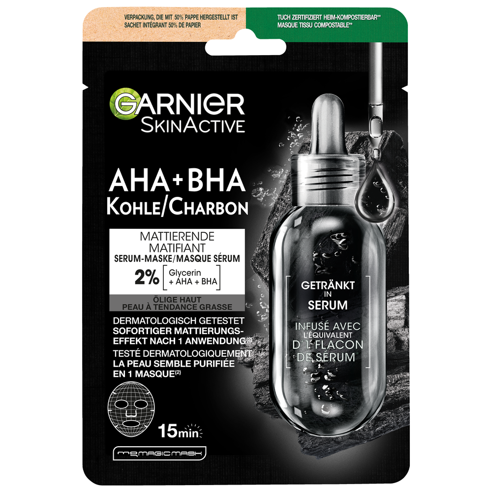 Garnier Skin Active Charcoal Sheet Mask 28 gram