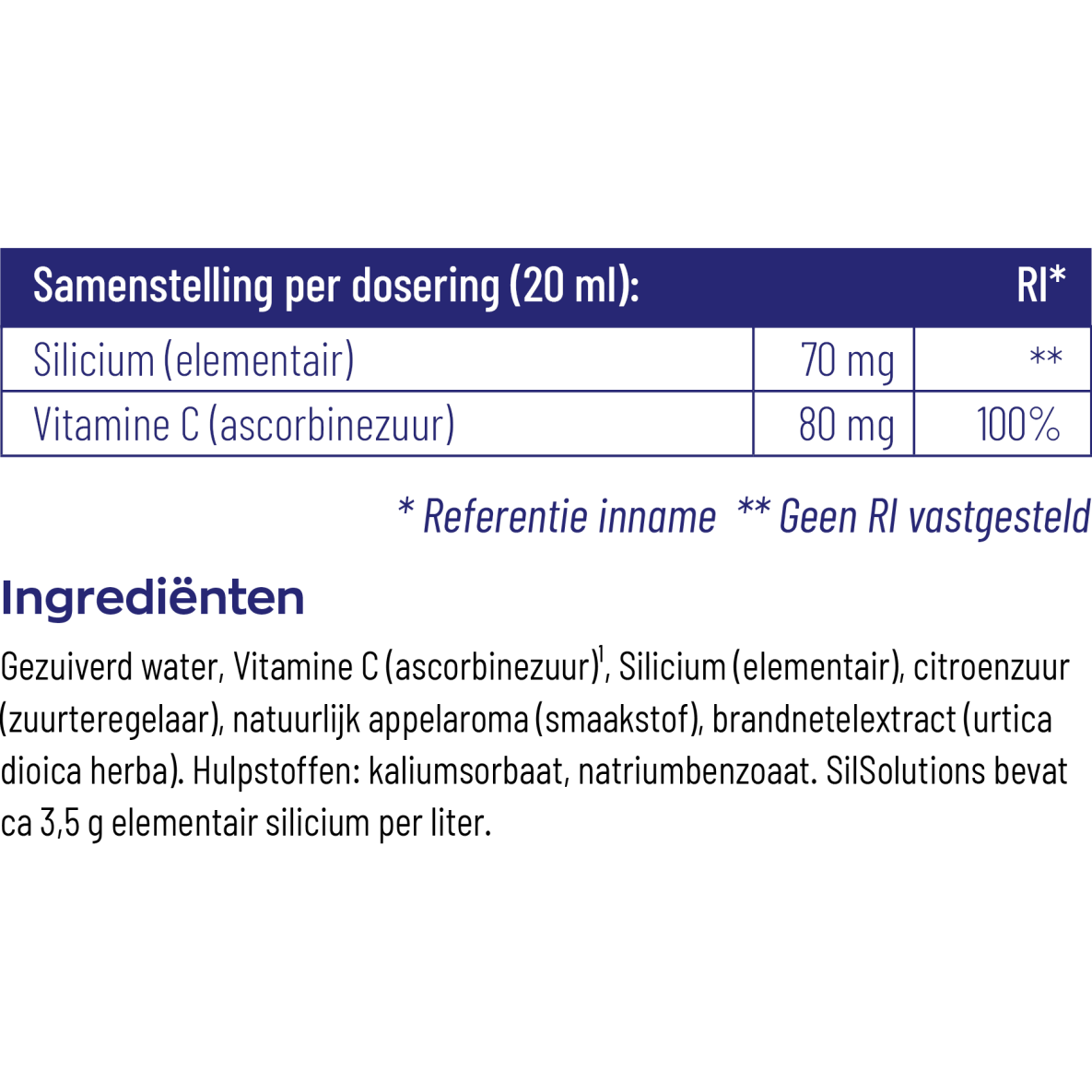 Vitakruid SilSolutions Naturel