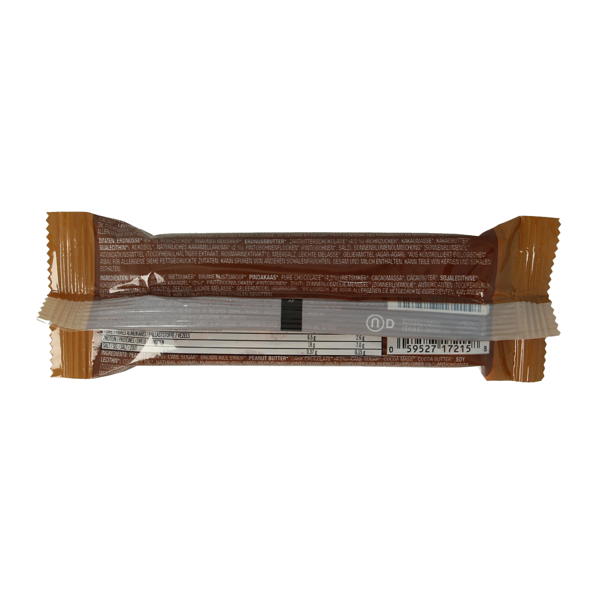 Taste Of Nature Dark chocolate peanut caramel 40 gram