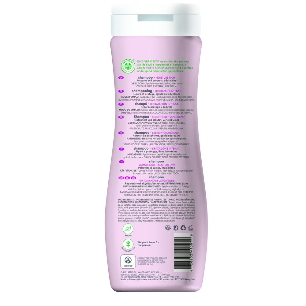 Attitude Super leaves shampoo hydraterend 473 ml