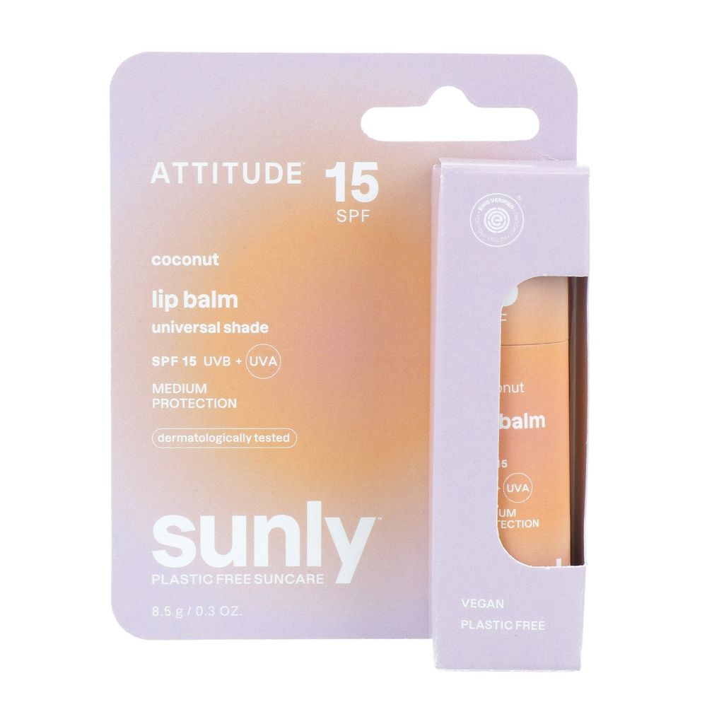 Attitude Sun care lipstick plasticvrij SPF15 9 gram