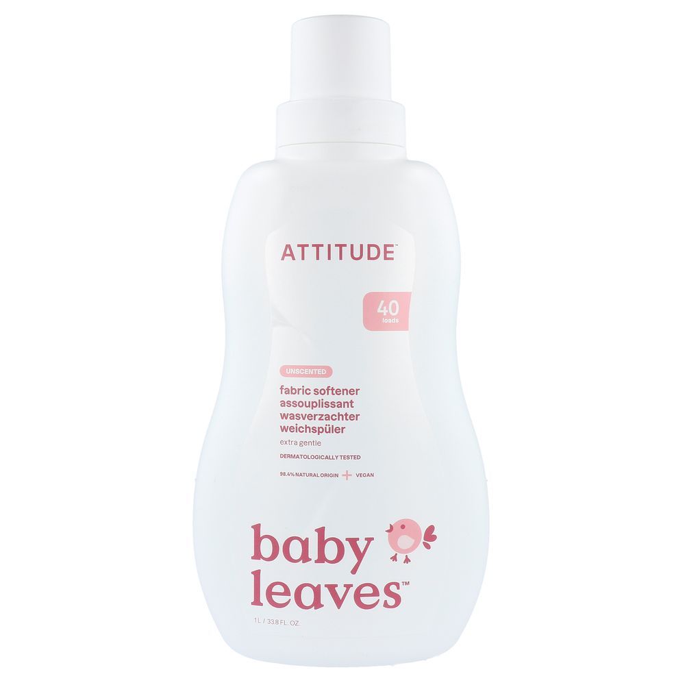 Attitude Baby Leaves Ecologische Wasverzachter Little Ones Parfumvrij 1040 ml