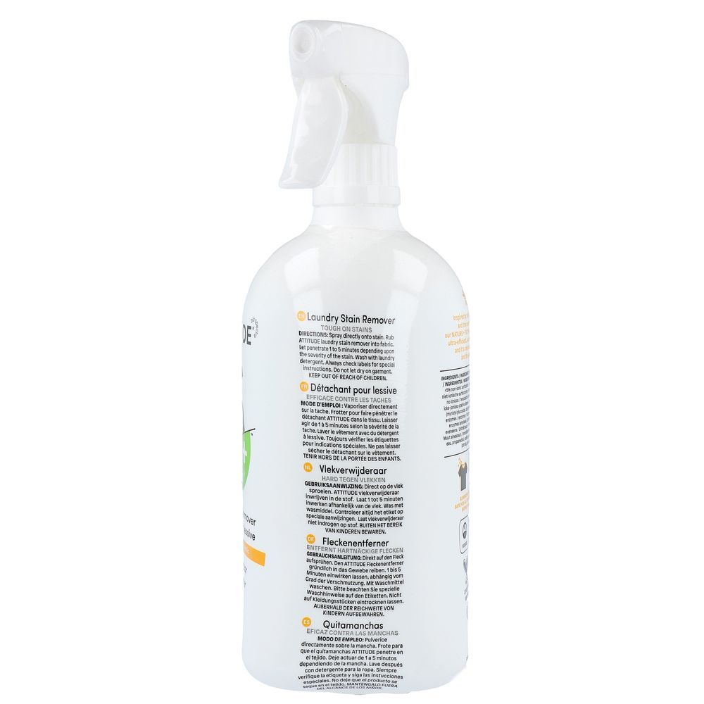 Attitude Nature+ Vlekverwijderaar Citrus Zest 800 ml