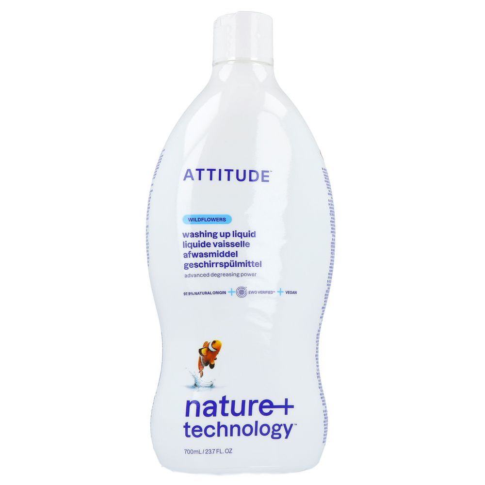 Attitude Nature+ Afwasmiddel Wildflowers 700 ml