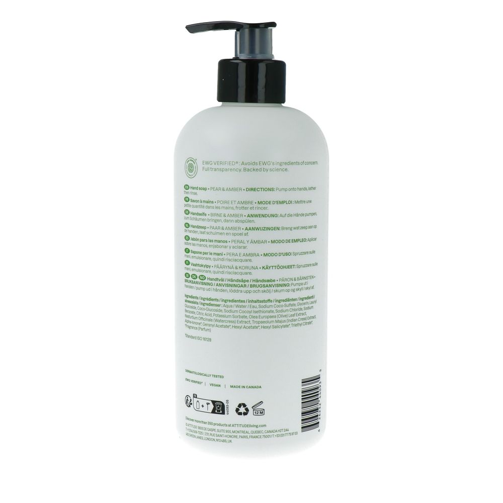 Attitude Super leaves handzeep olive leaves 473 ml