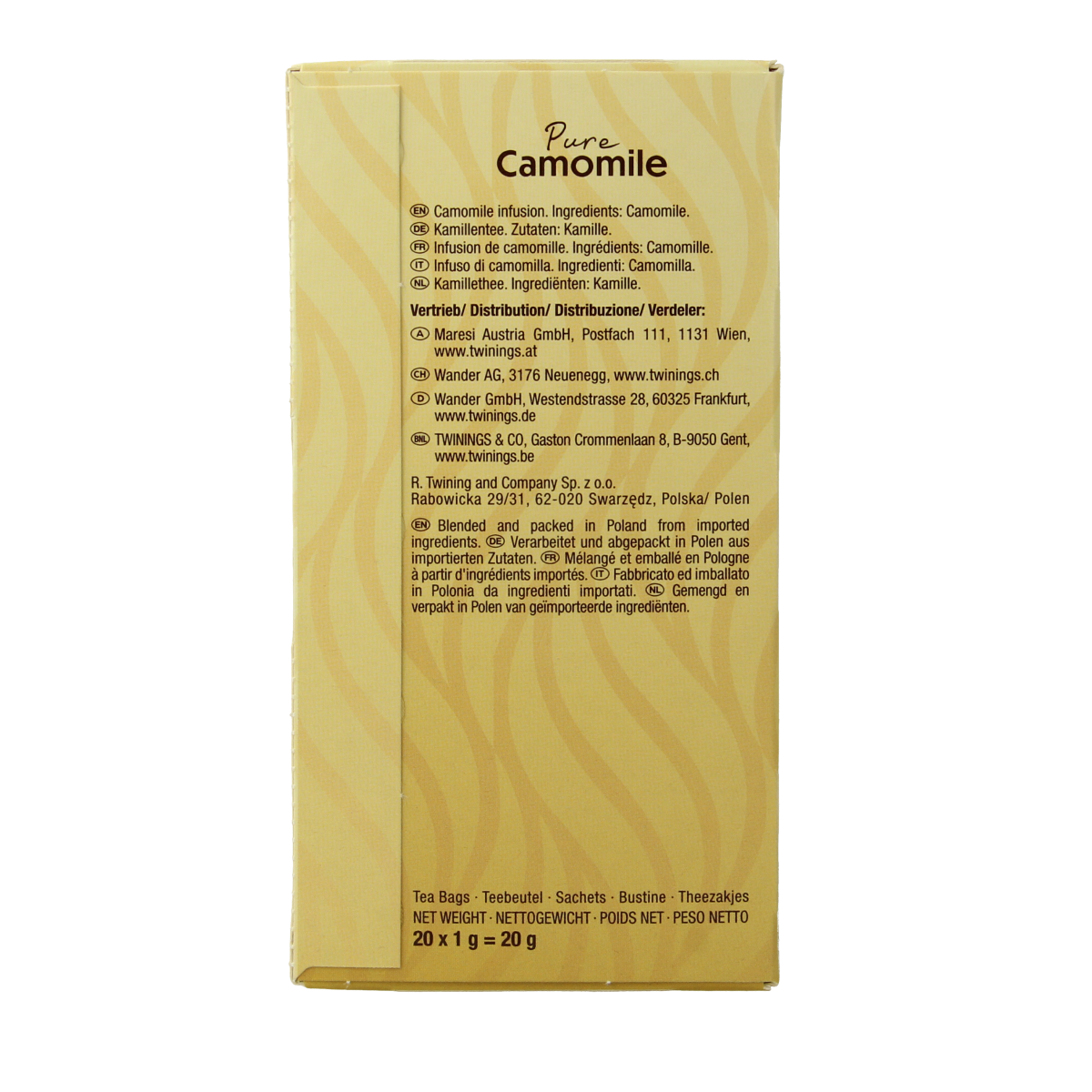 Twinings Kamille 20 stuks