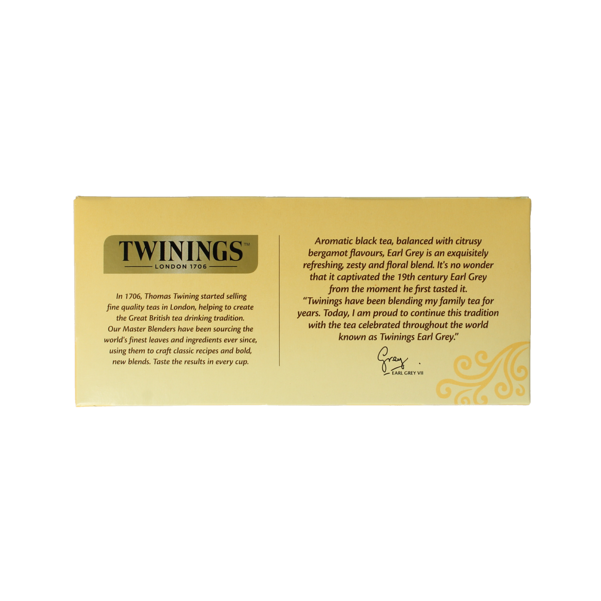 Twinings Earl grey decaf envelop zwart 25 zakjes