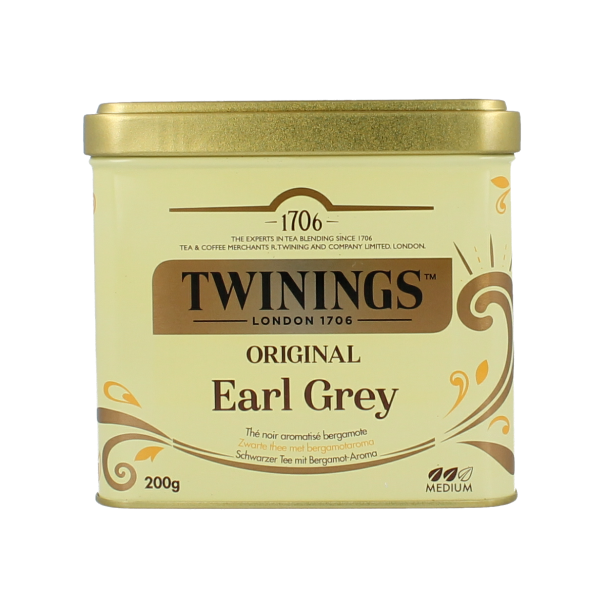 Twinings Earl grey thee blik 200 gram