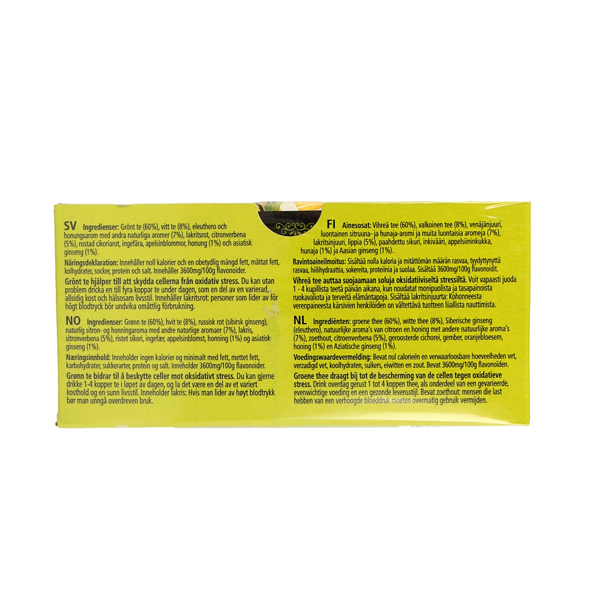 Celestial Season Honey lemon ginseng green tea 20 zakjes