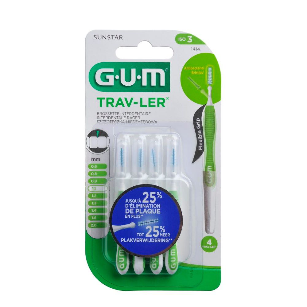 GUM Trav-Ler Rager 1.1 4 stuks