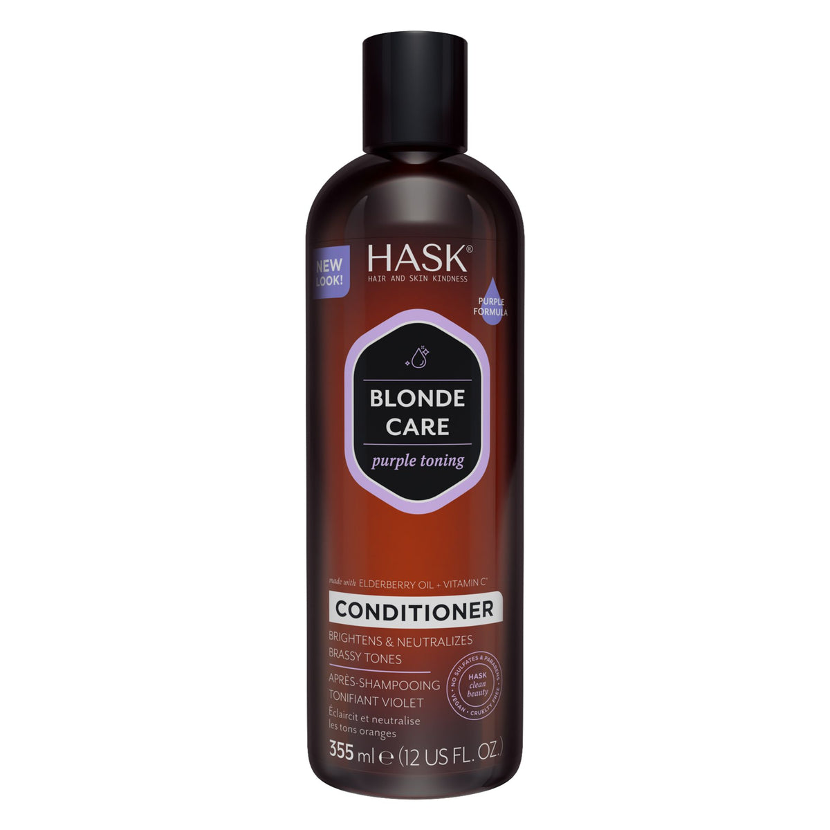 Hask Blonde care conditioner purple toning 355 ml
