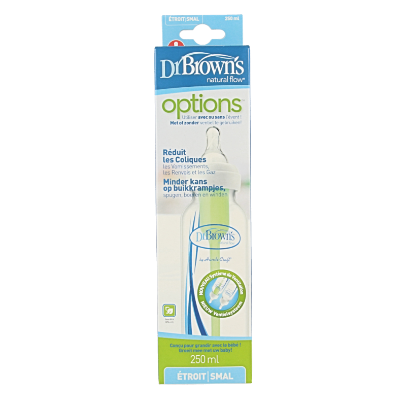 Dr Brown's Standaardfles 250ml BPA-vrij
