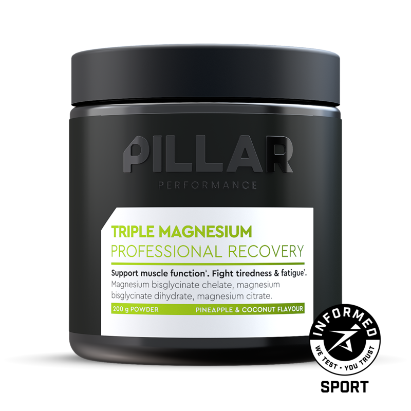 Pillar Performance Triple Magnesiium Pineapple & Coconut Flavour Pot 200 gr