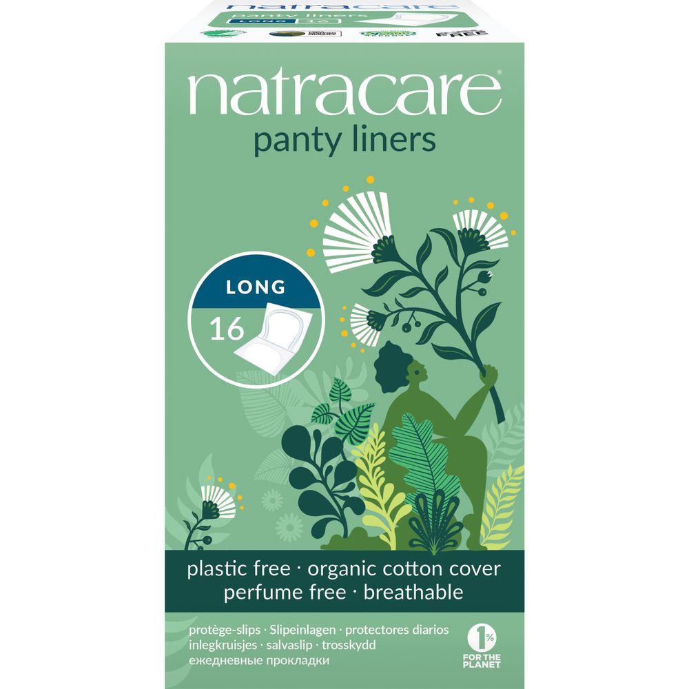 Natracare Panty Liners Long Inlegkruisjes 16 st