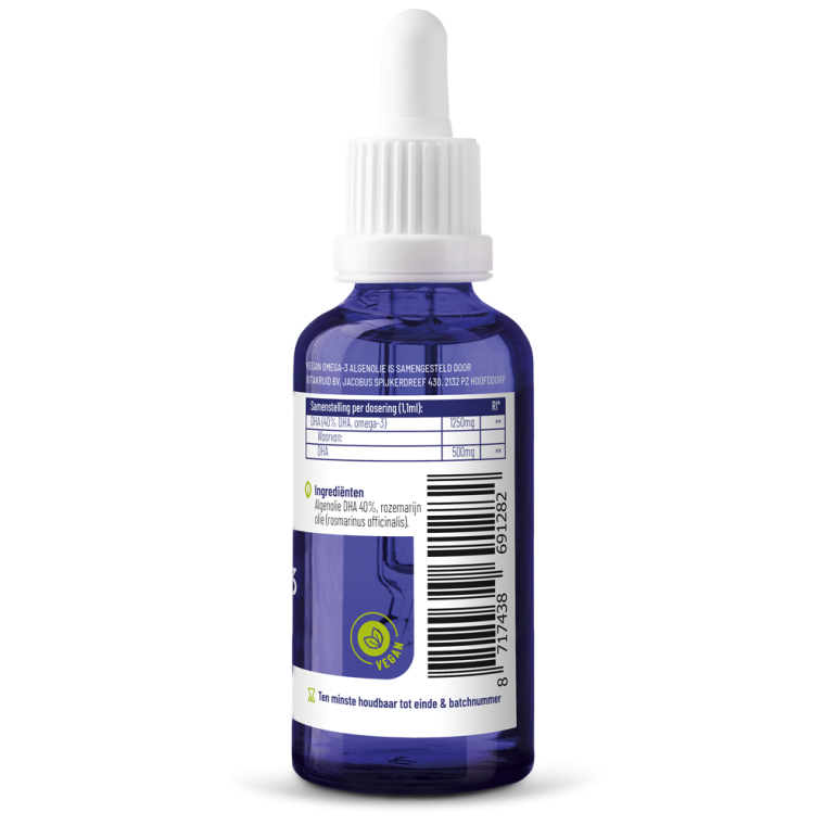 Vitakruid Vegan Omega-3 1250 TG Algenolie 50 ml