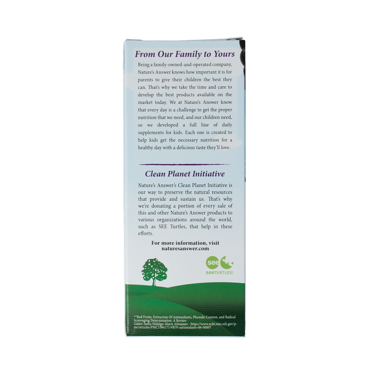 Natures Answer Sambucus kids vlierbessen extract 120 ml