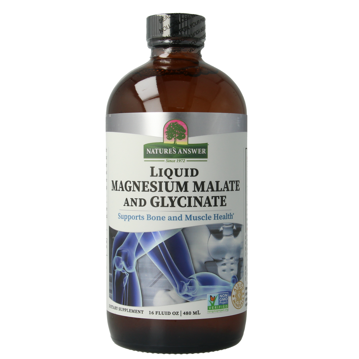 Natures Answer Magnesium malaat & bisglycinaat 480 ml