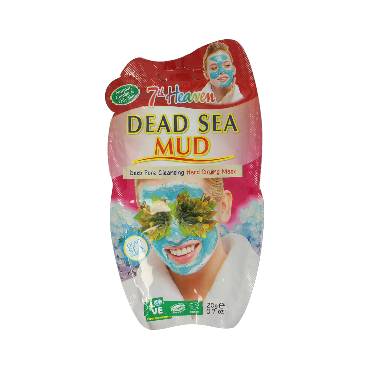Montagne 7th Heaven gezichtsmasker dead sea mud pac 20 gram