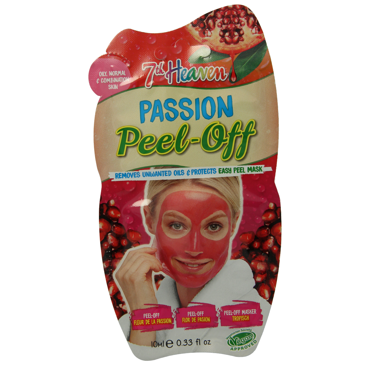 Montagne 7th Heaven gezichtsmasker passion peel-off 10 ml