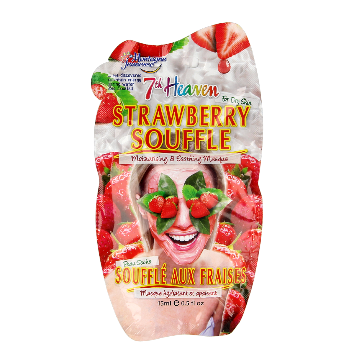 Montagne 7th Heaven gezichtsmasker strawberry souffle 15 ml