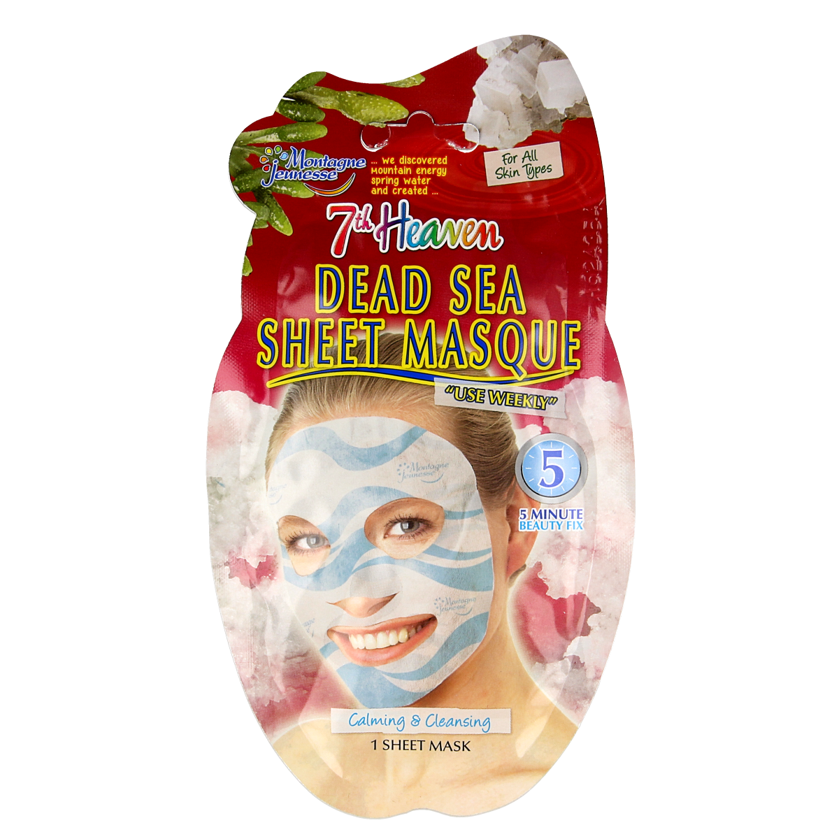 Montagne 7th Heaven gezichtmasker dead sea sheet 16 gram