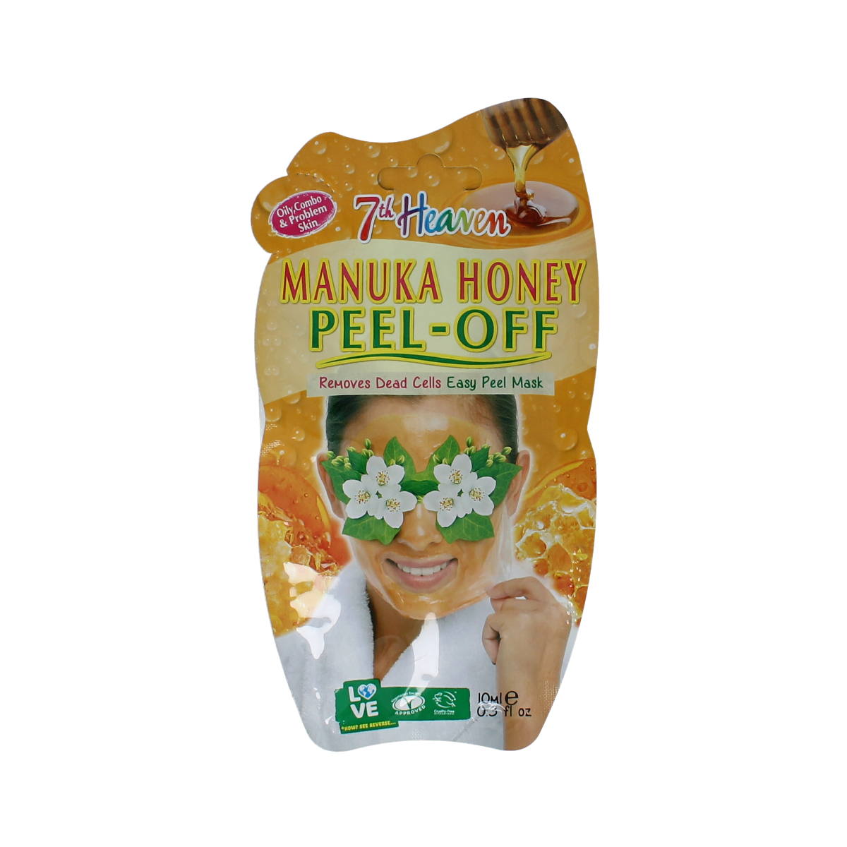 Montagne 7th Heaven gezichtsmasker manuka honey peel-off 10 ml