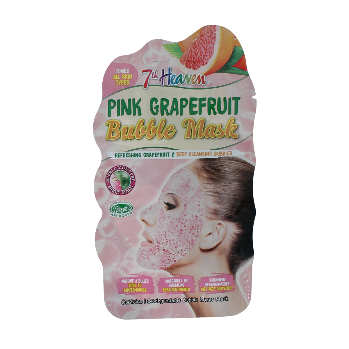Montagne 7th Heaven face mask pink grape