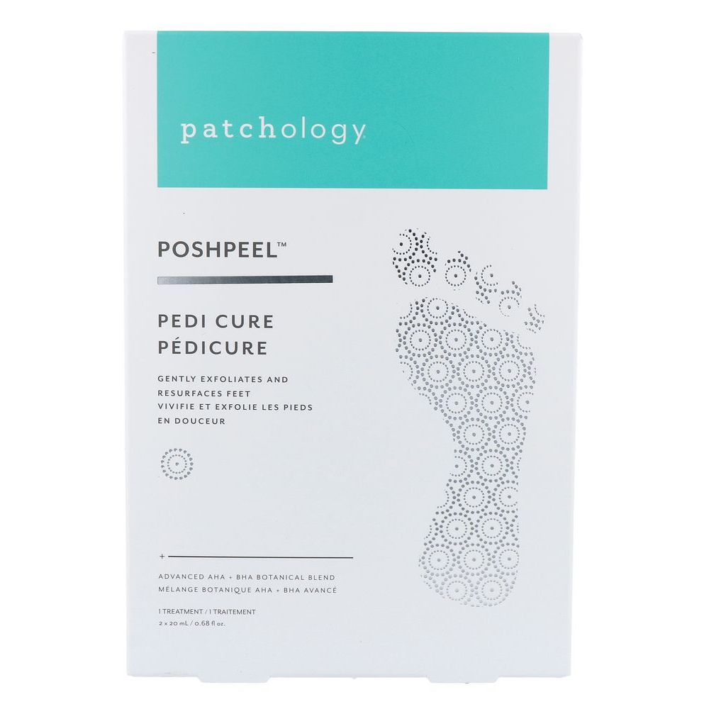 Patchology PoshPeel PediCure Foot Mask & Activating Essence 1 st