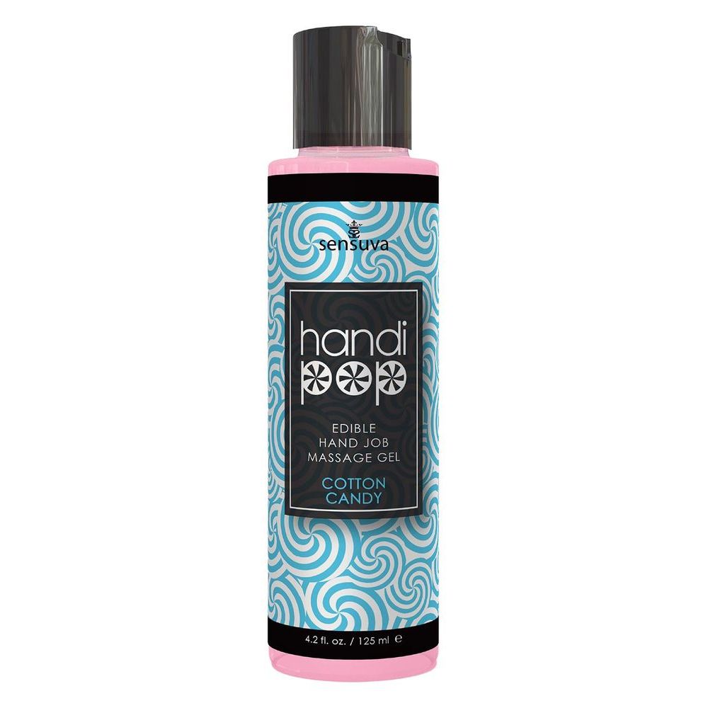 Sensuva Handipop Edible Massage Gel Cotton Candy 125 ml