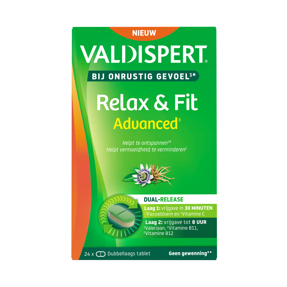 Valdispert Relax & fit advanced 24 tabletten