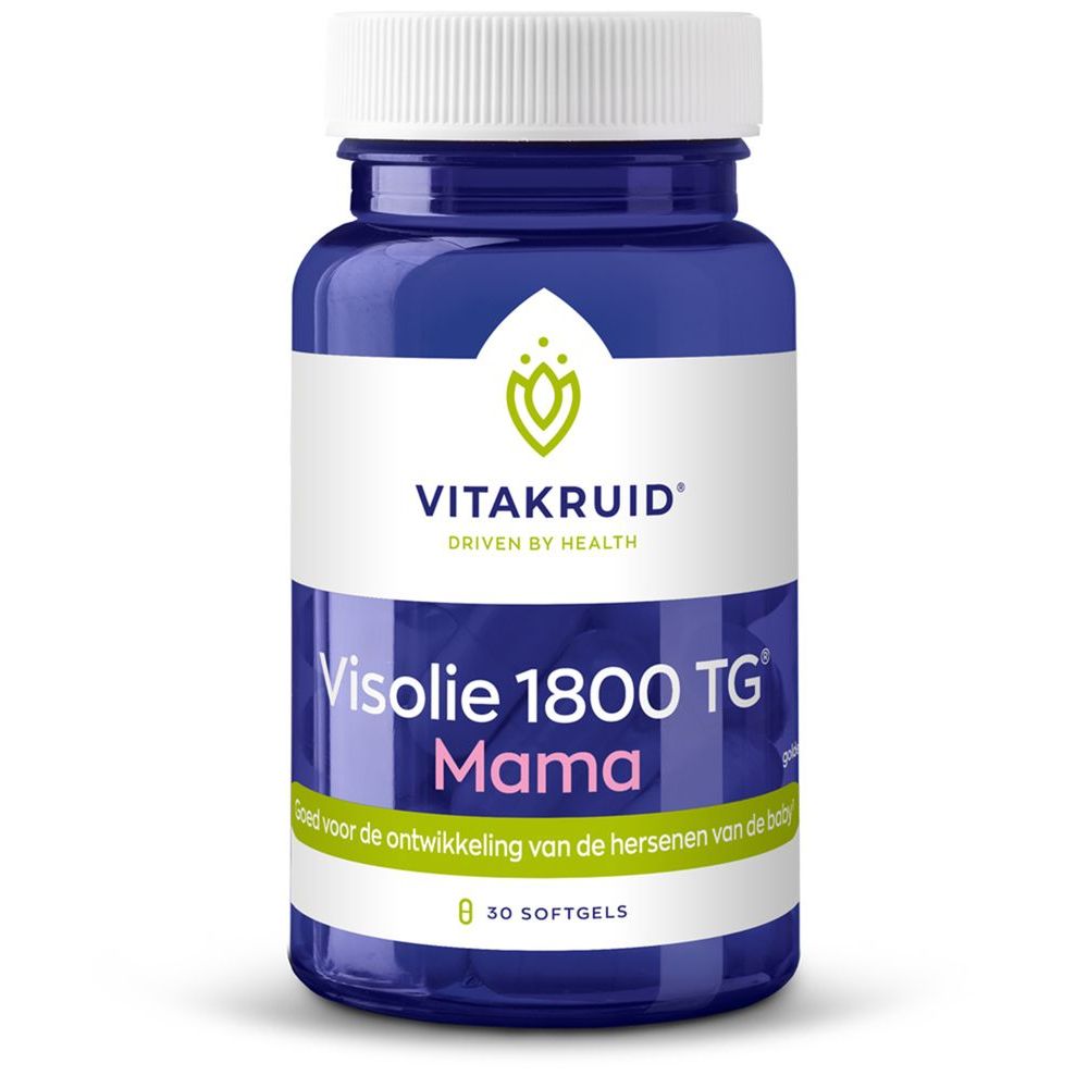 Vitakruid Visolie 1800 TG Mama 30 softgels