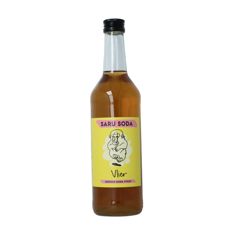Saru Soda Siroop vlier bio demeter 500 ml