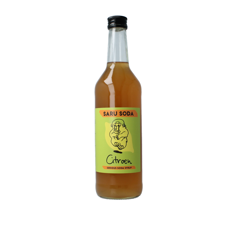 Saru Soda Siroop citroen bio demeter 500 ml