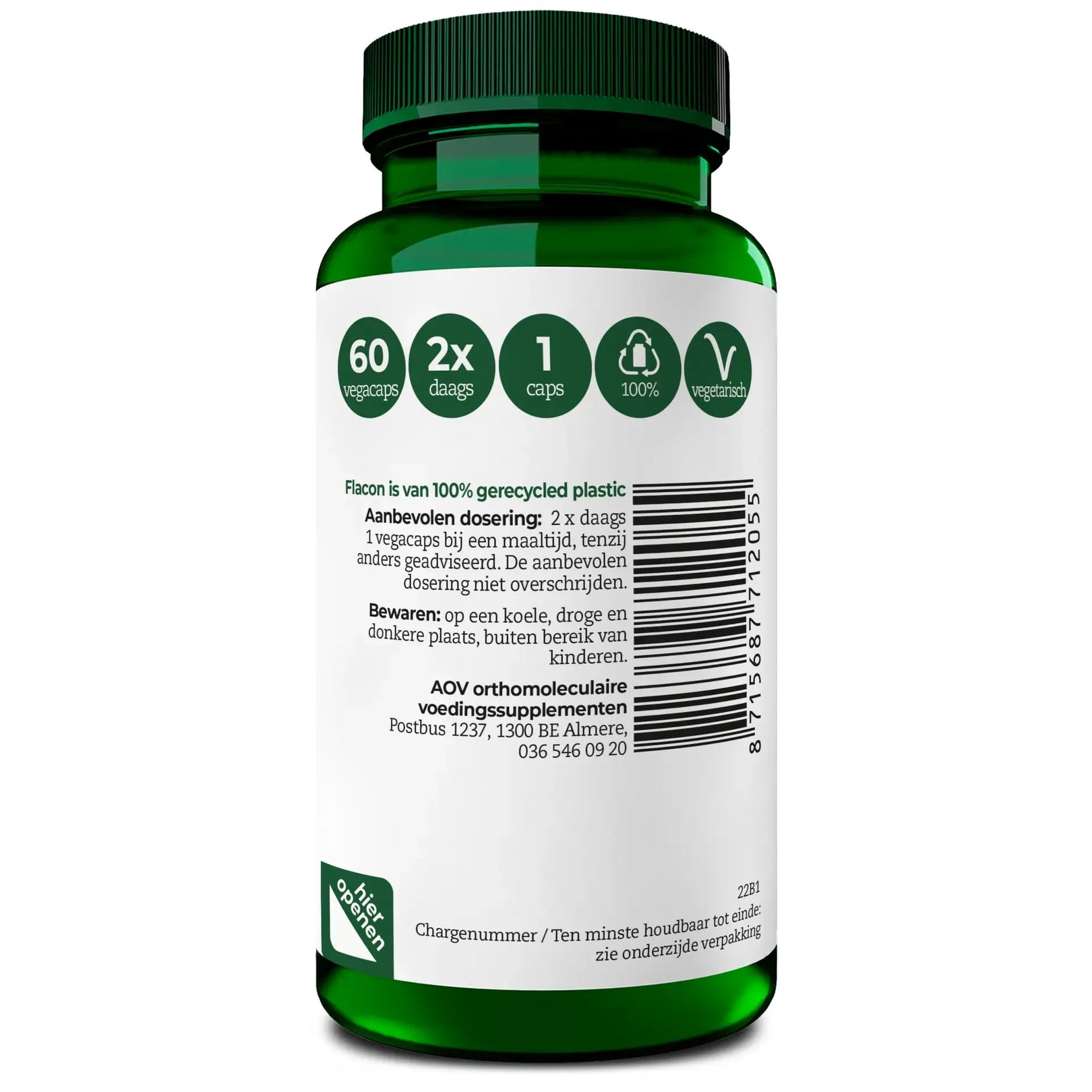 AOV 1205 Probiotica cranberry complex 60 vcaps