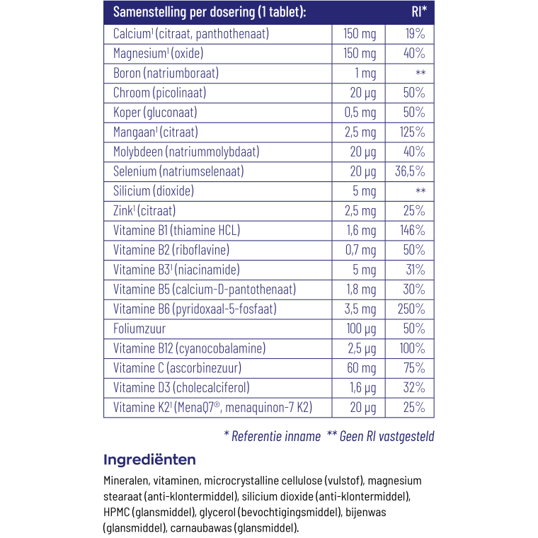 Vitakruid Ostavit 90 tabletten