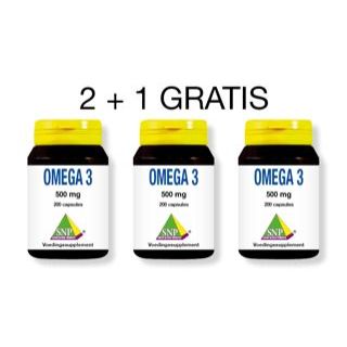 SNP Omega 3 500 mg aktie 2 + 1 600 capsules