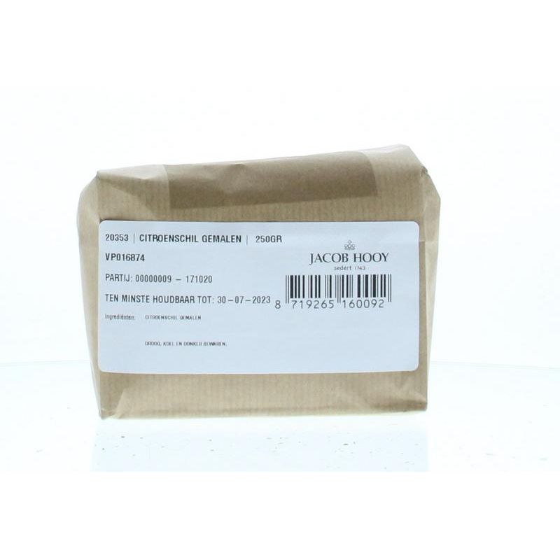 Jacob Hooy Citroenschil gemalen 250 gram
