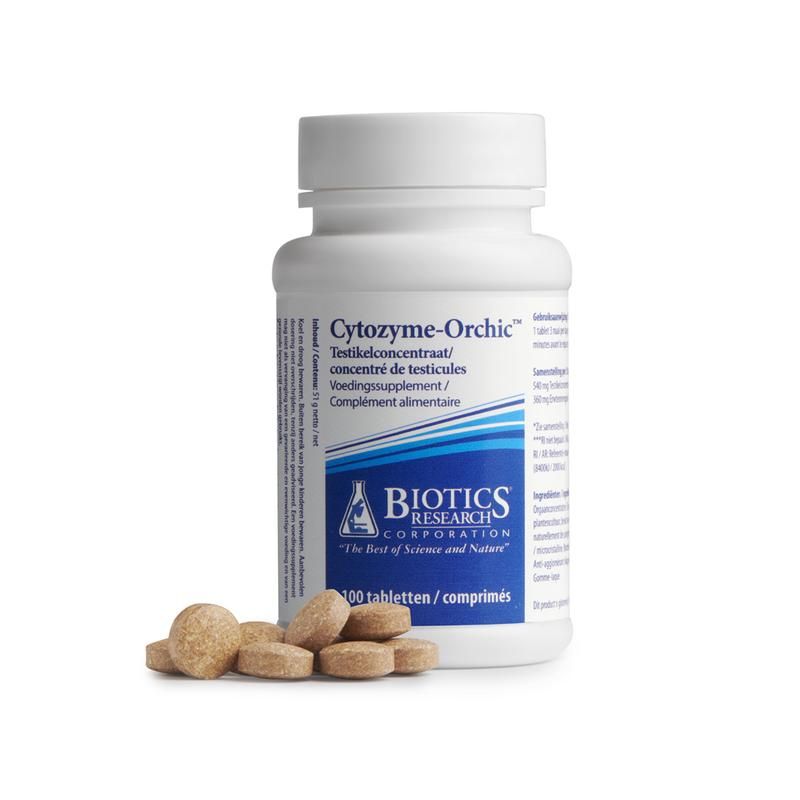 Biotics Cytozyme-Orchic 100 tabletten