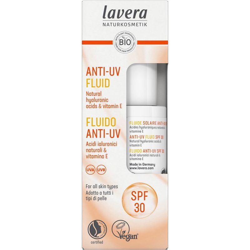 Lavera anti uv fluid spf30 biologisch 30 ml