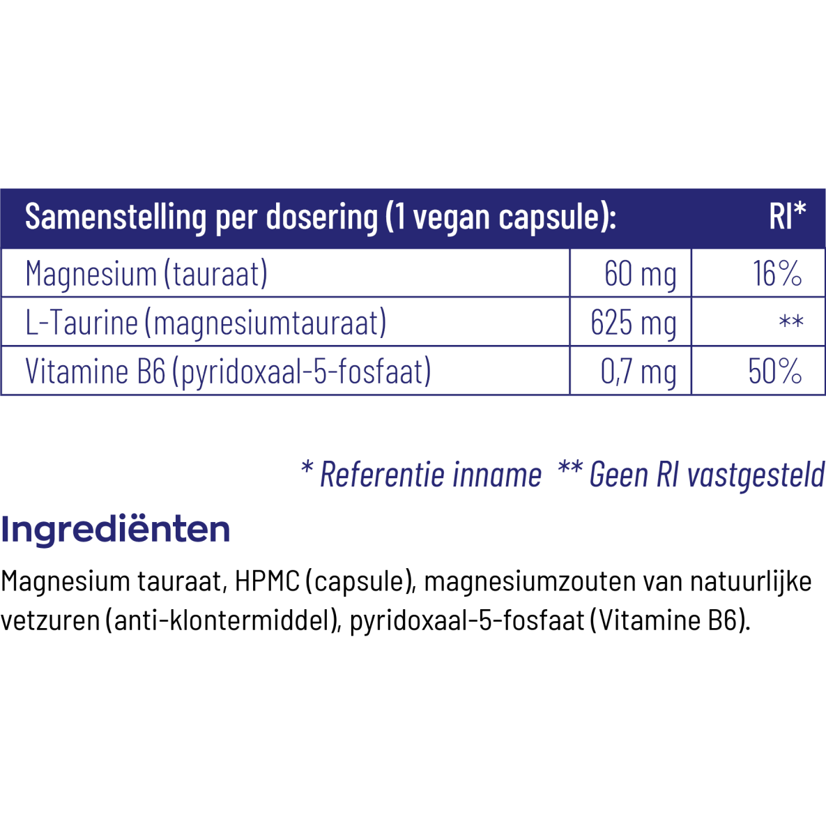 Vitakruid Magnesium tauraat