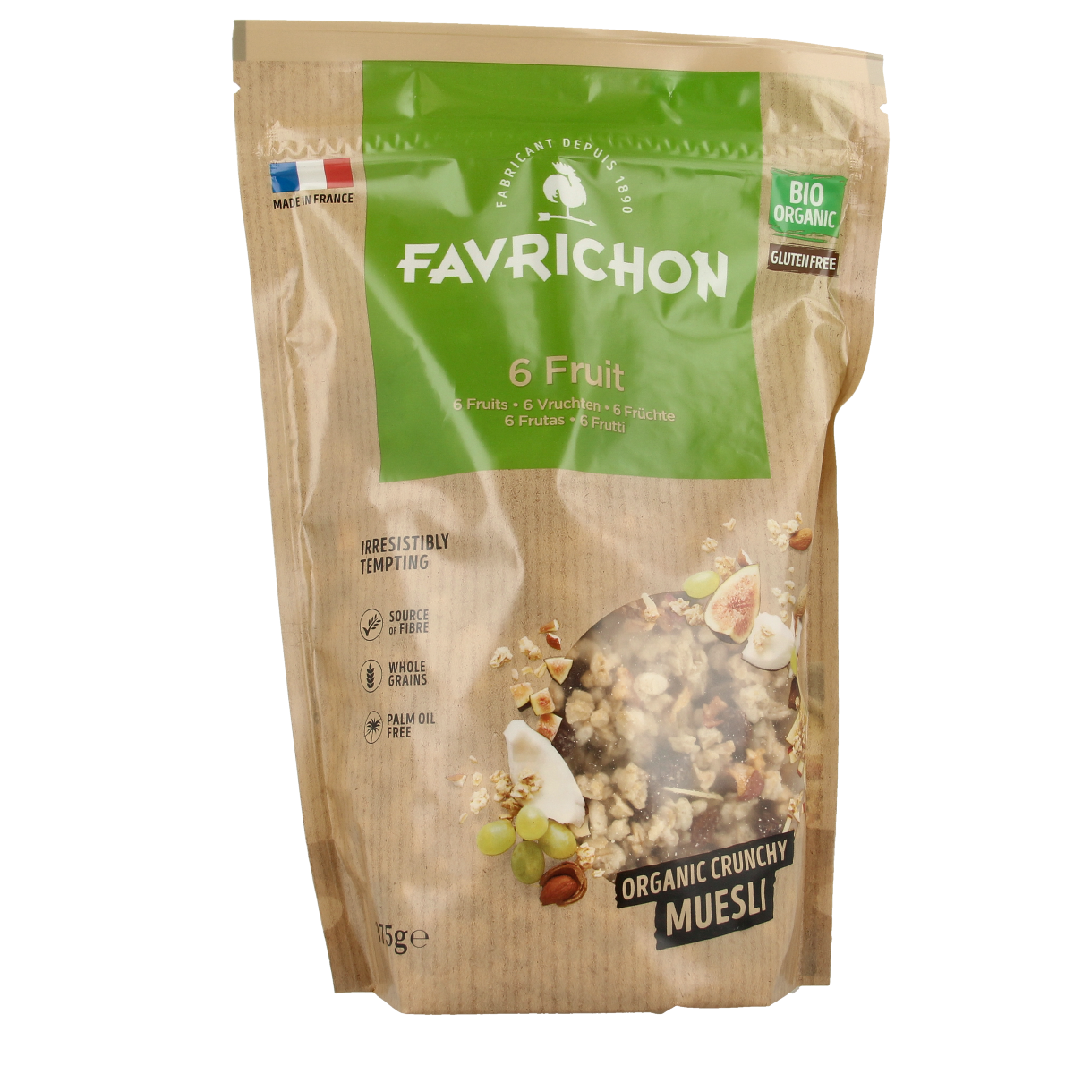 Favrichon 6 Vruchten muesli 375 gram