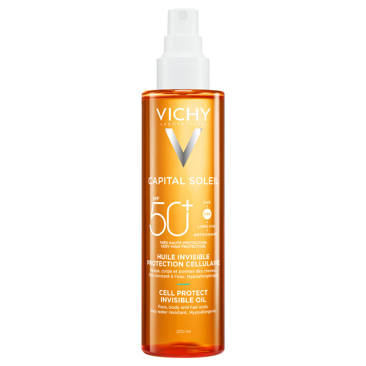 Vichy Capital soleil UV cel protect olie SPF50+ 200 ml
