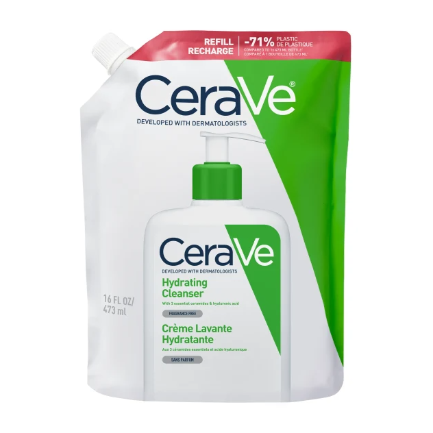 Cerave Hydraterende reinigingscrème navulling 473 ml