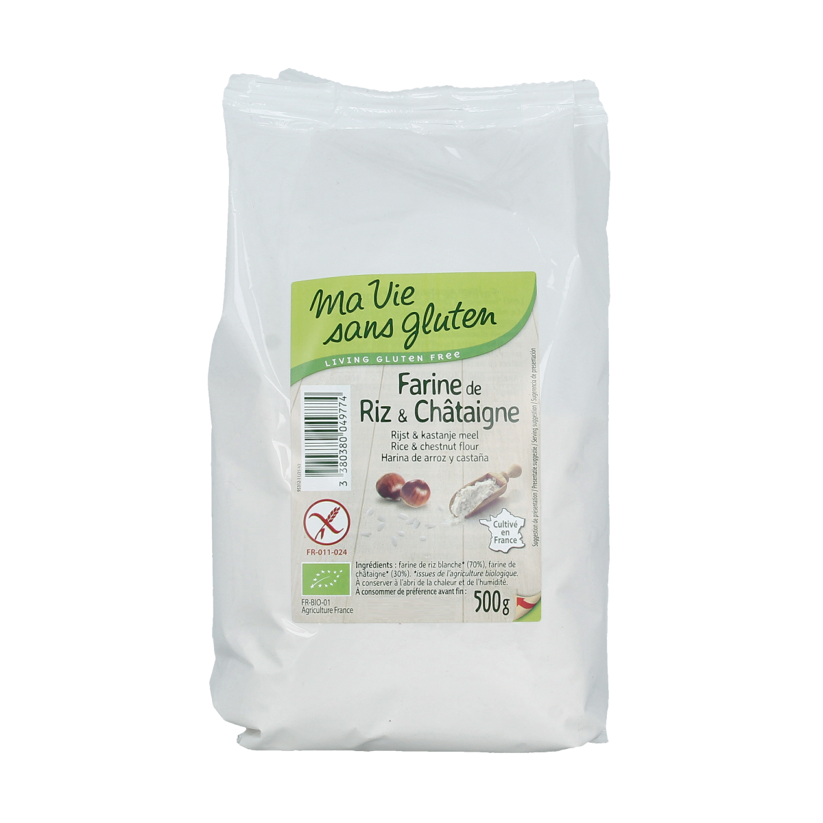 Ma Vie Sans Gluten Rijst & kastanjemeel 500 gram