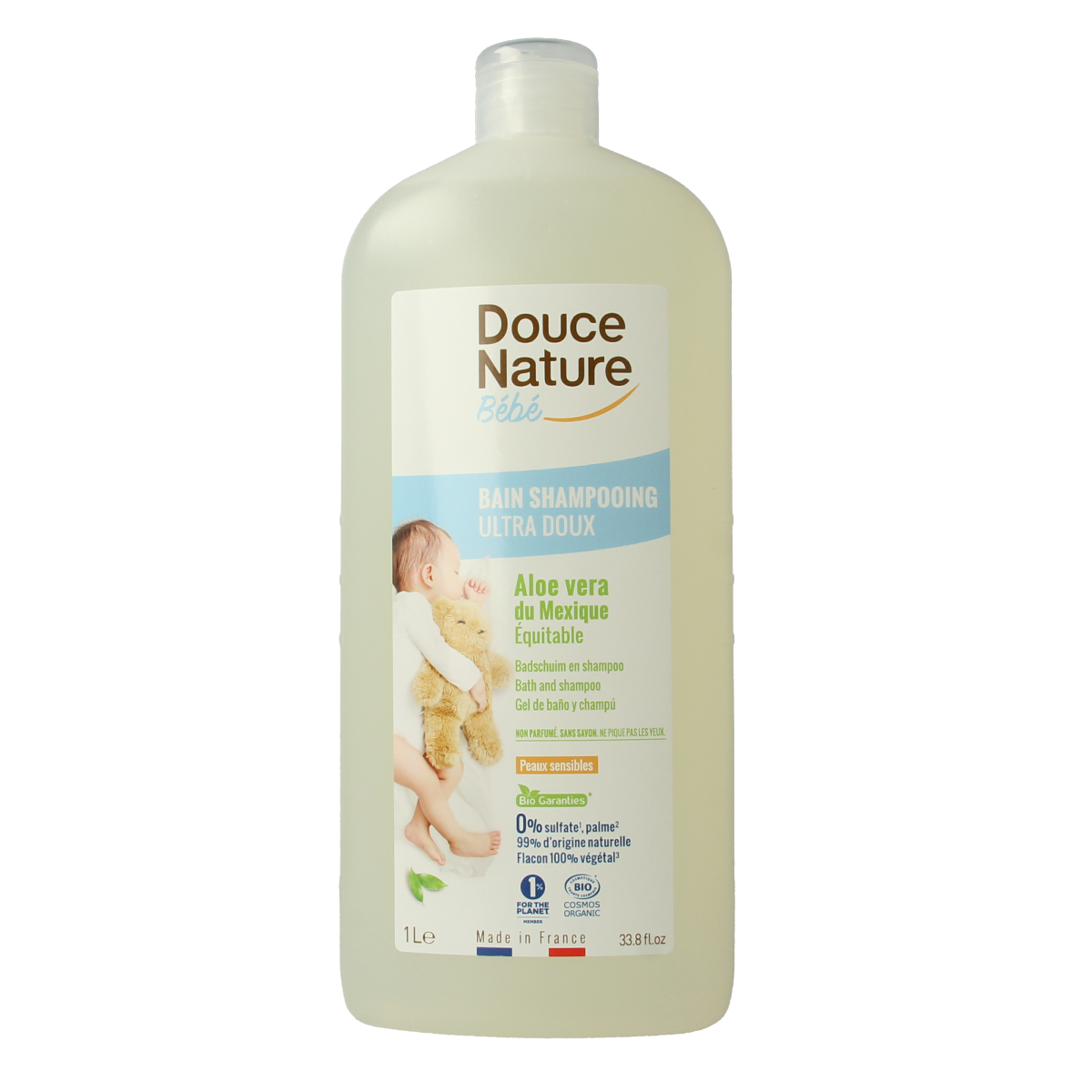 Douce Nature Baby badschuim & shampoo 1 liter