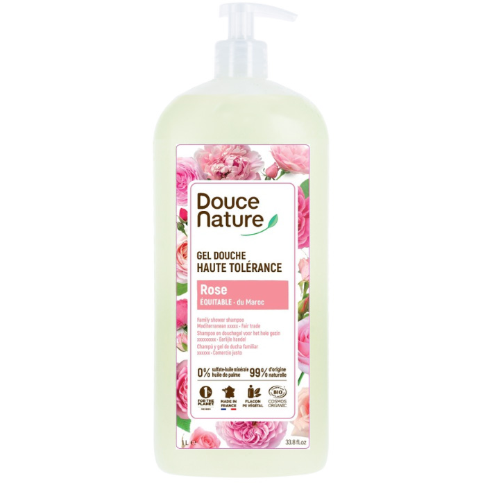 Douce Nature Douchegel hoge tolerantie Roos uit Marokko 1 liter
