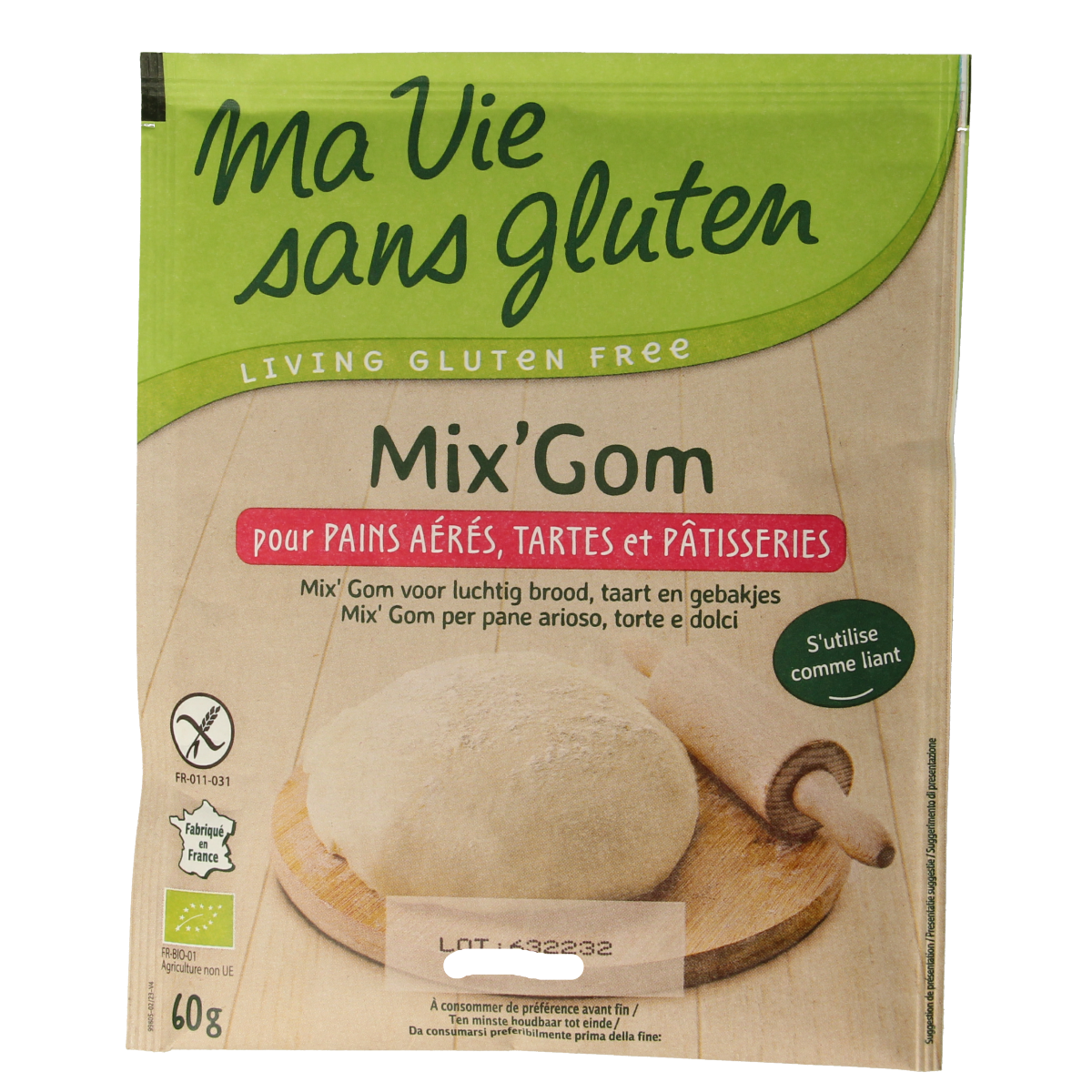 Ma Vie Sans Gluten Bindmiddel voor brood en gebak 60 gram