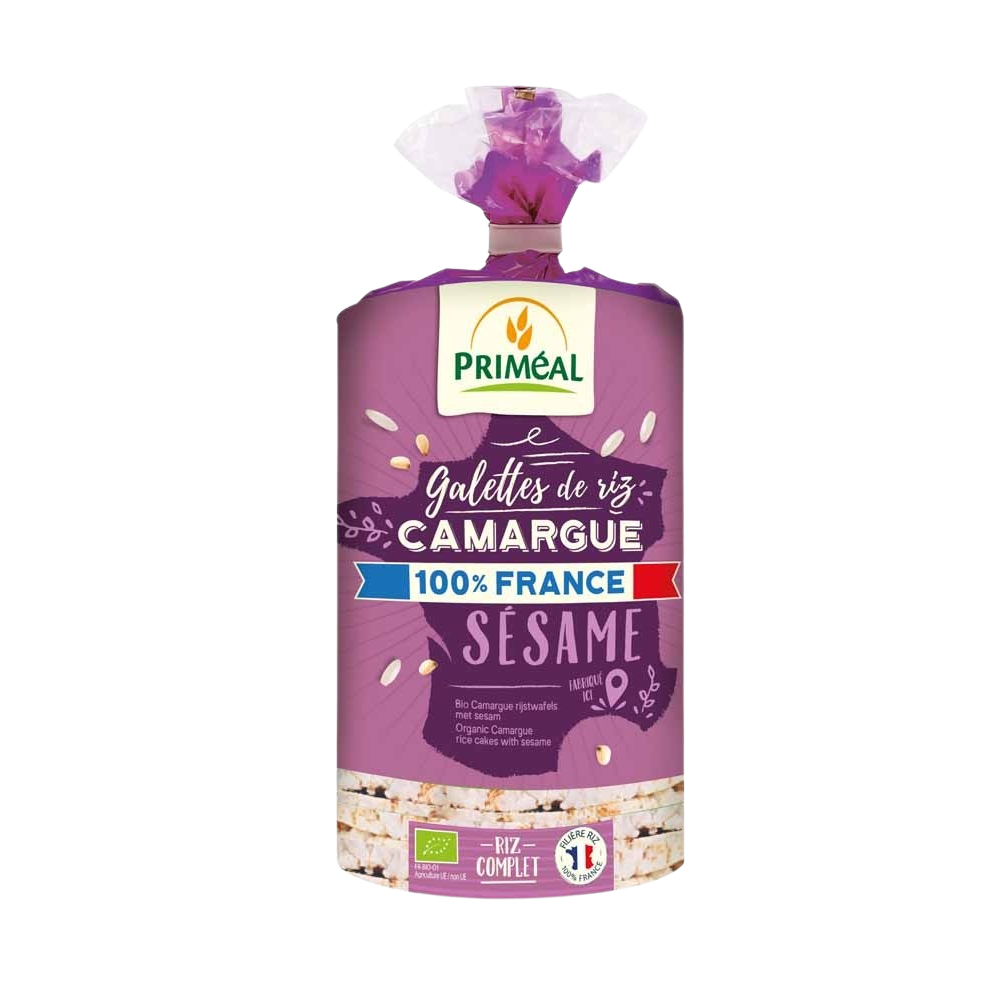 Primeal Rice cakes camargue with sesam 130 gram